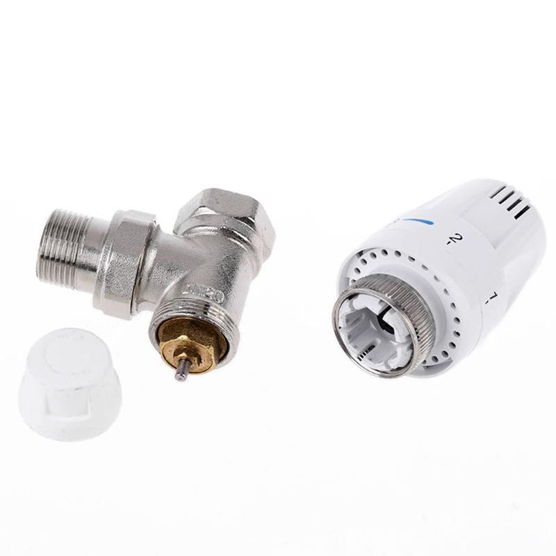 Product Introduction of Automatic Thermostatic Radiator Valve G1/2 G3/4 Angle Valve for Heating 25