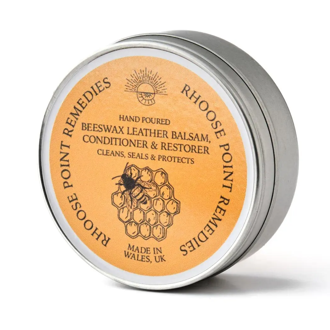 Rhoose Point Remedies Beeswax Leather Treatment & Conditioner for Sofa, Couch & Furniture cleaner Long-Lasting Care