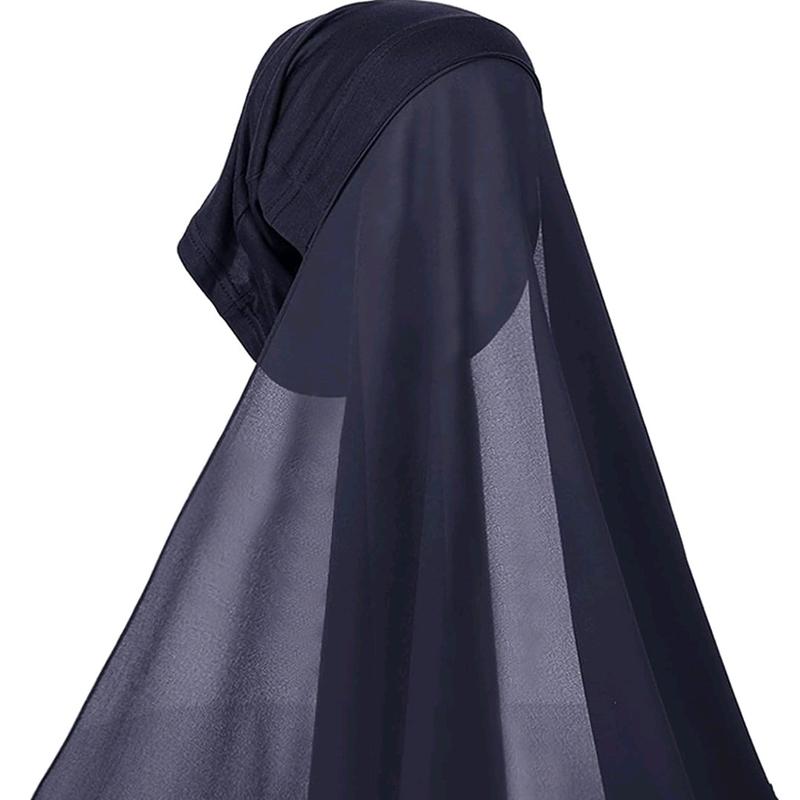 Yasminek Instant Hijab with Undercap - Premium Chiffon Fabric 6