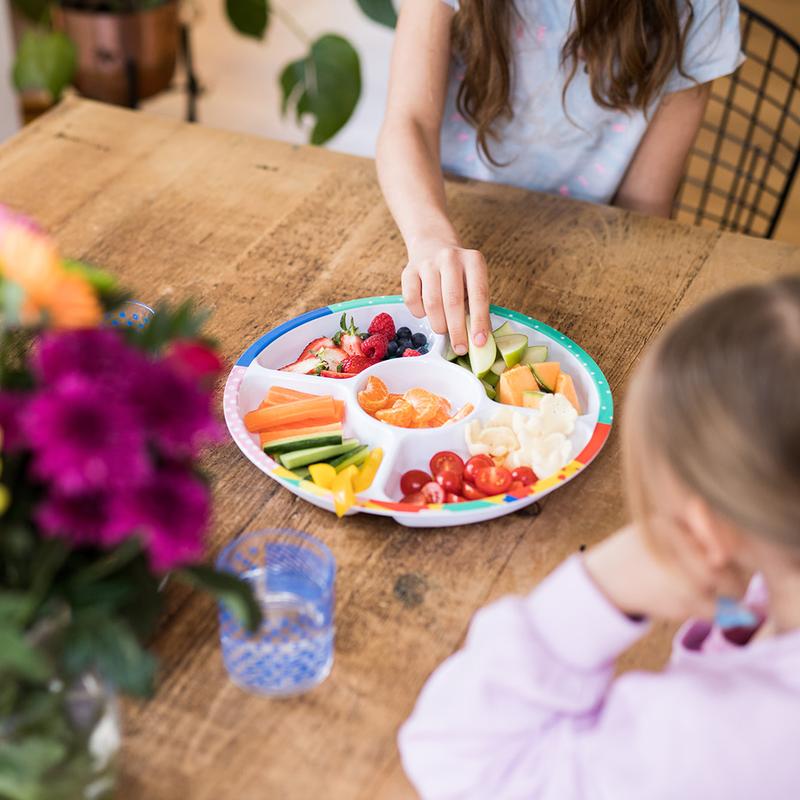 Pick Plate Biggie - Divided Plate for Fussy Eaters 8