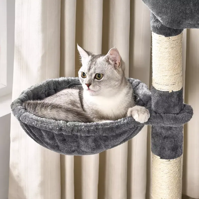 Cat Scratching Post Large Cat Tree Tower Kitten Condo Activity Centre Climbing dog  bed  car 7