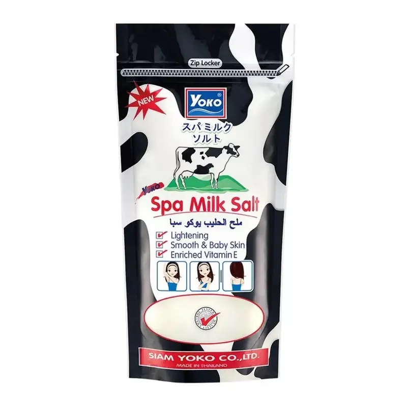 YOKO Milk Spa Salt Whitening Moisturizing Exfoliating Body Scrub 300g NEW Body Care Skin Care Skin Repair 0