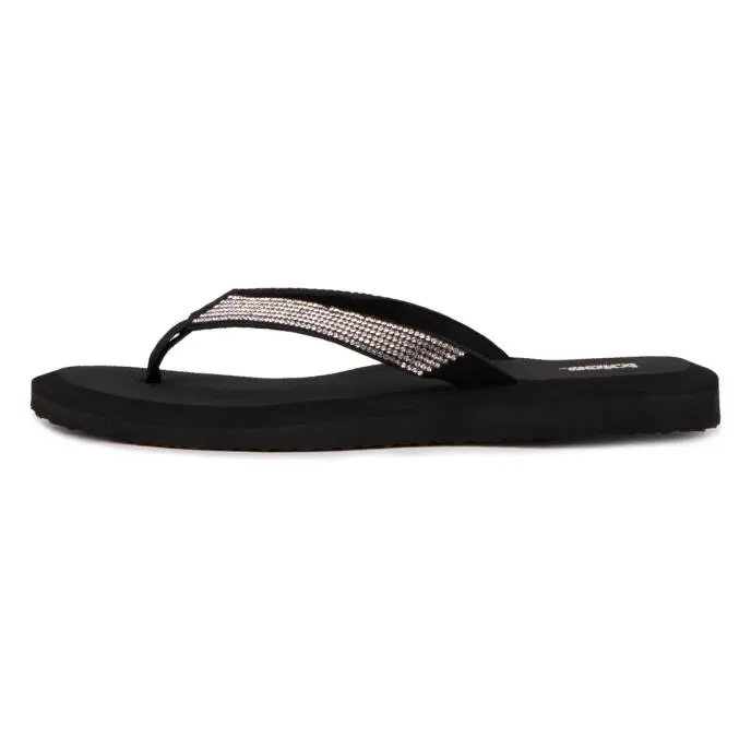 Totes Ladies Beaded Toe Post Sandals - Women's Summer Sandals