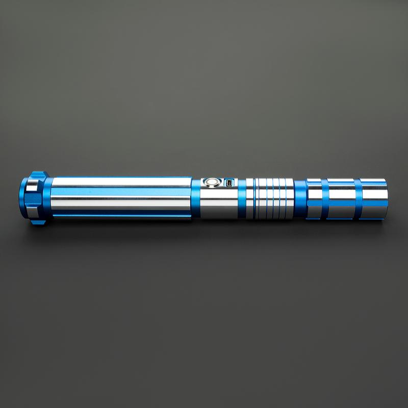 No. 118 Baselit Blue Combat Lightsaber RGB Replica 0