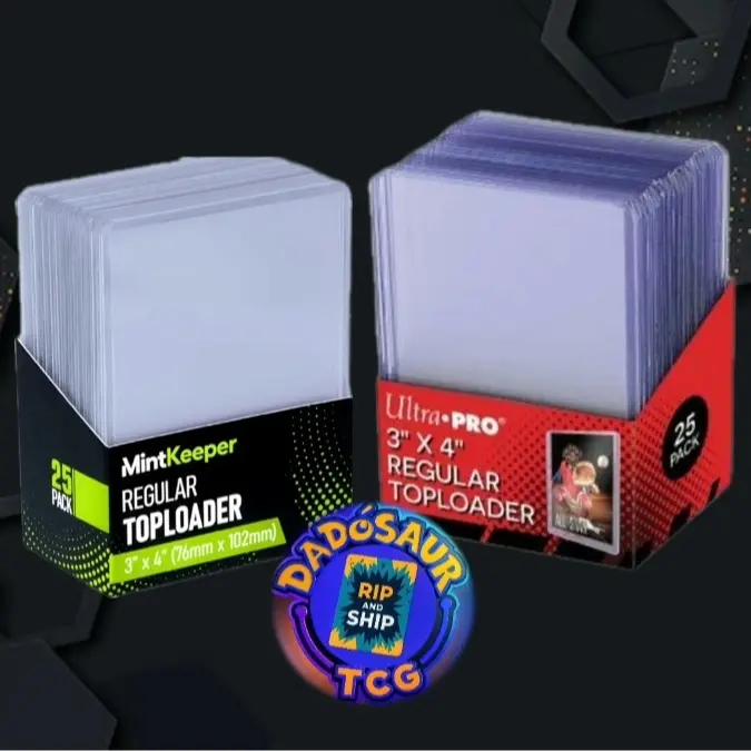 Ultra Pro/MintKeeper Toploaders 3x4 Inch Pack of 25 - Protect Your Trading Cards