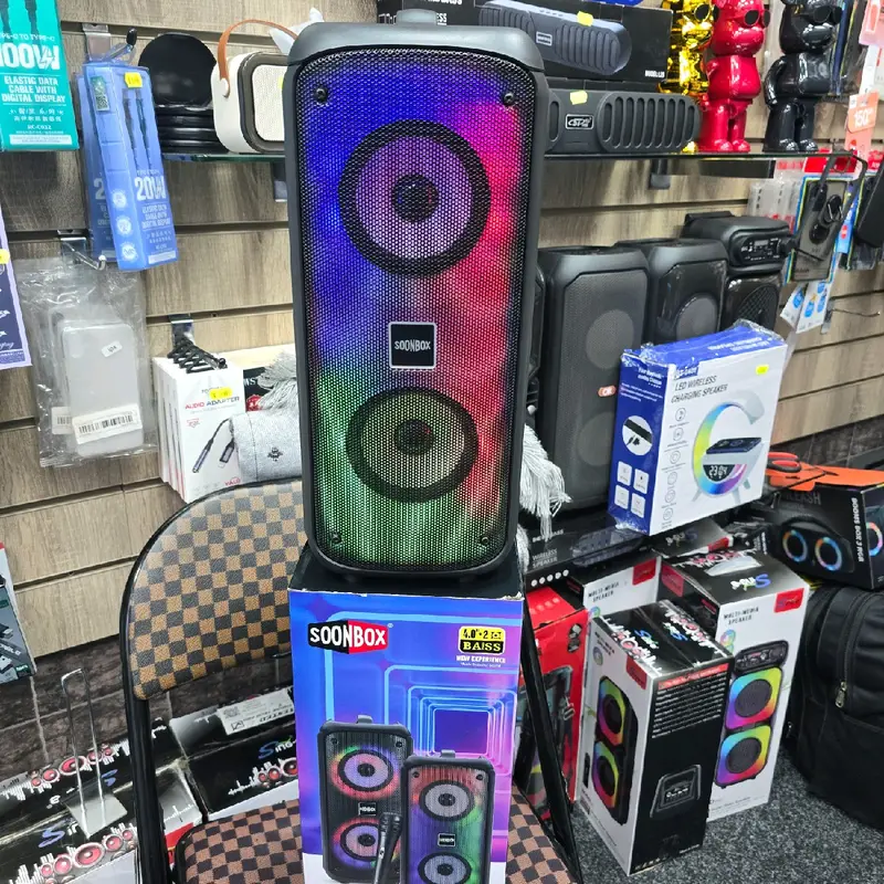 Wireless Bluetooth Speaker Karaoke Multi Media with Mic - Amazing Sound for Smartphones - Audio 0