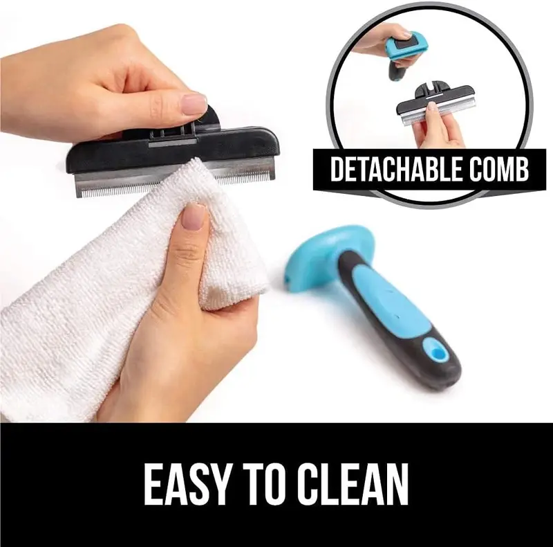 【Fast delivery】Pet Grooming Brush, Deshedding Tool for Dogs & Cats, Effectively Reduces Shedding by up to 95% for Short Medium and Long Pet Hair pet  brush-MYS 4