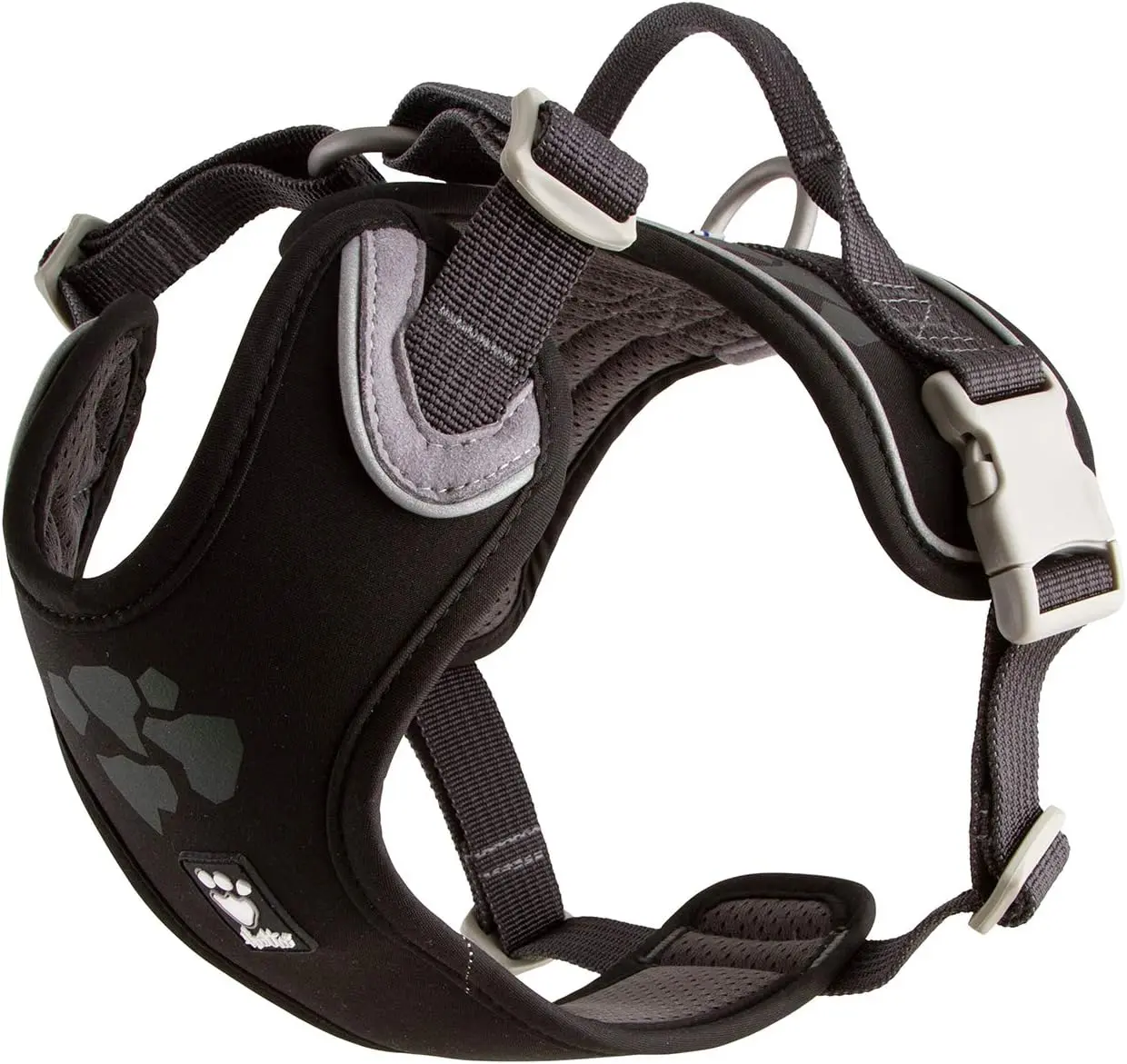 Hurtta - Weekend Warrior Harness - 100-120 cm - black - 1 piece Multi