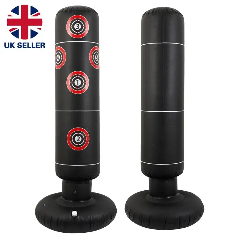 Sport Heavy Duty Free Standing Boxing Punch Bag Kick Adults Kids Kickboxing MMA 5