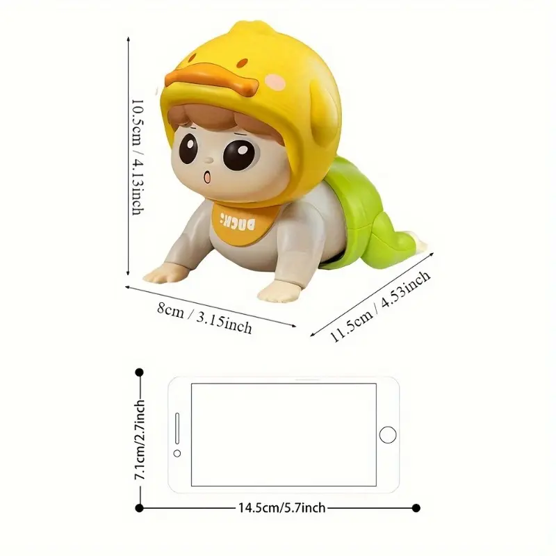 Baby Crawling Toys 6 Months+, Baby Infant Toys With Musical And Light, Early Educational Development Interactive Toys For Toddlers 3