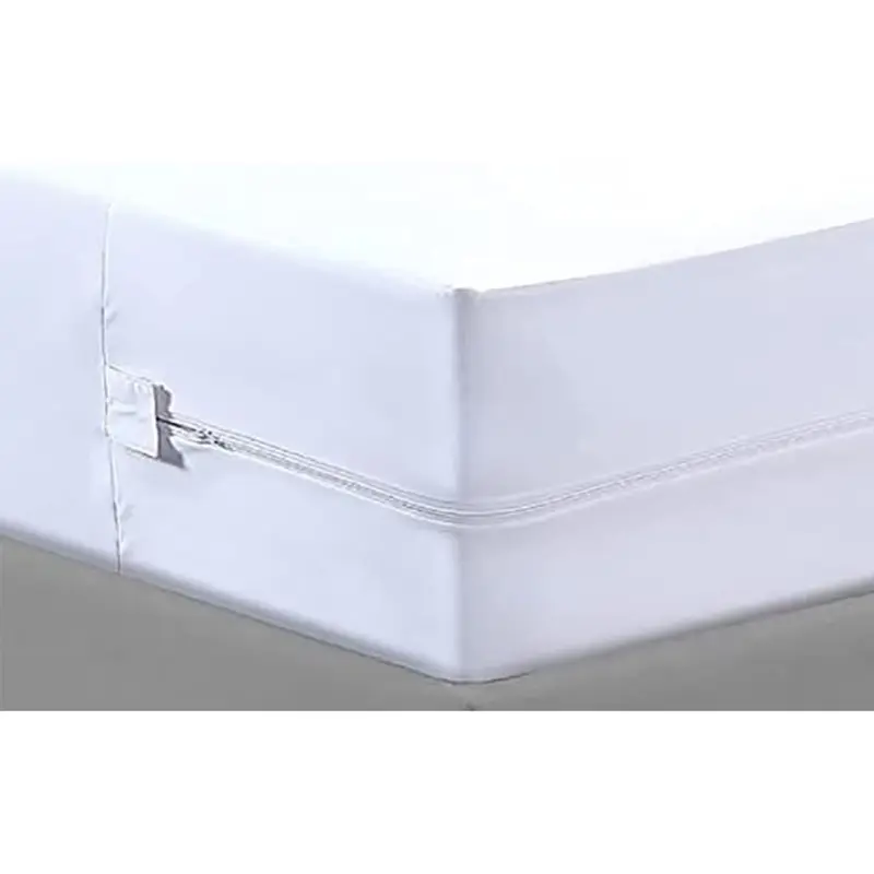 Zipped Mattress Protector Encasement Anti Bed Bug Mattress Cover All Sizes Breathable Washable 4