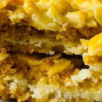 The Almond Croissant (STUFFED) Cookie by Bites of Temptation (DESSERT SIZE Snack) | Almond-Based Cookie with Home Baked Croissant Pieces, Cream Cheese Filling, White Chocolate Chunks & Powdered Sugar Dusting | Halal Suitable cookies 2