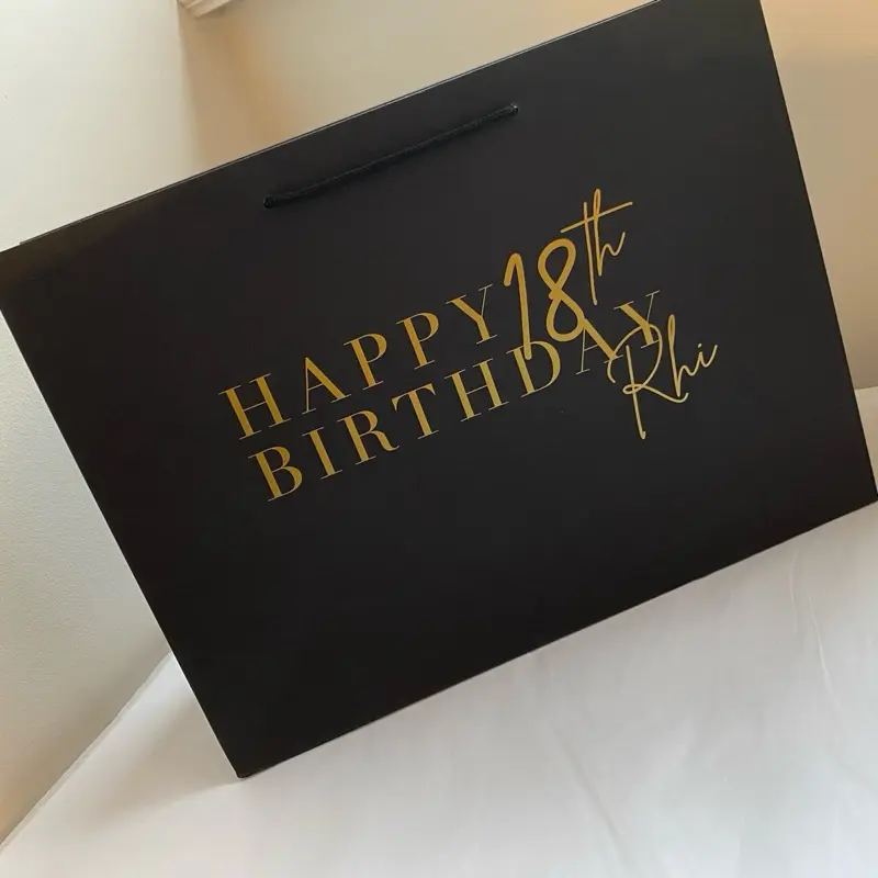 30th birthday personalised gift bag, 30th birthday present bag, 30th birthday gift idea, 30th present idea