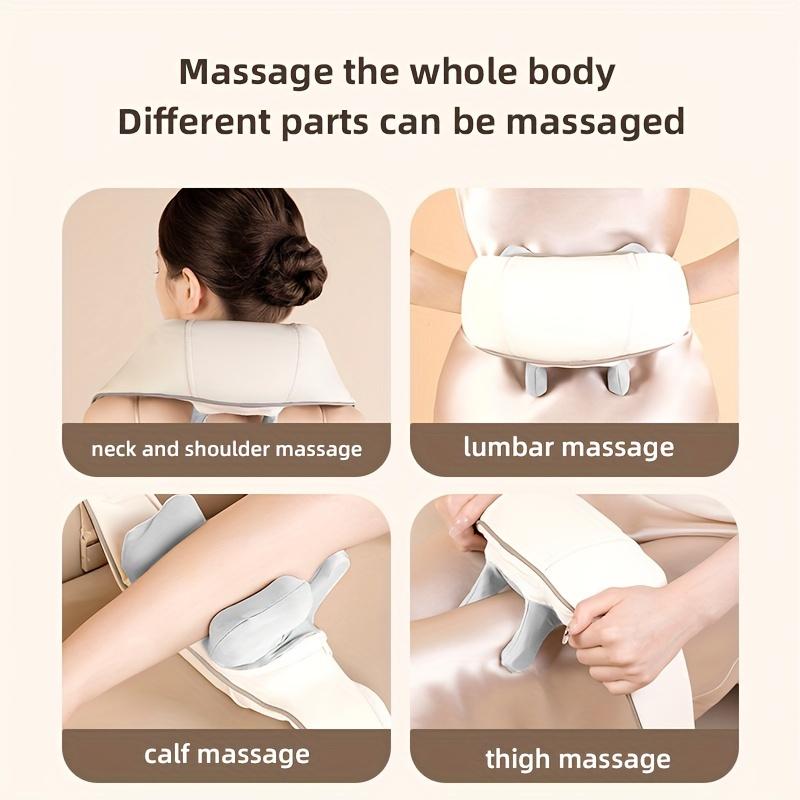 Shiatsu Shoulder And Neck Massager With Heat - Electric Acupressure Deep Kneading Massage For Hands-Free Relief - Ideal Gift For Parents, Elders, Men, And Women Comfort shiatsu  massager neck  massager 8
