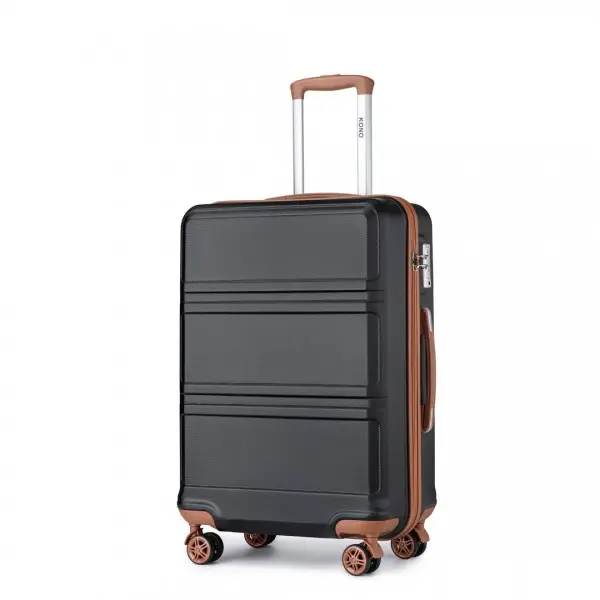 Kono 20 Inch Lightweight Suitcase Spinner 4 Wheels Luggage Trolley Travel Case built-in organizer 4 wheels 360 rotation multifunctional 1