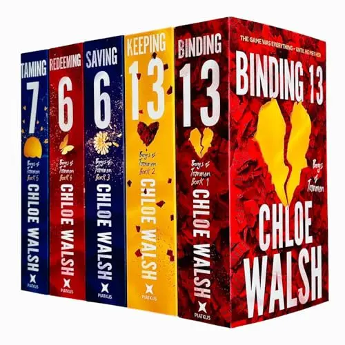 Boys of Tommen Series 5 Books Set by Chloe Walsh (Binding 13, Keeping 13, Saving 6, Redeeming 6 & Taming 7) | Young Adult Romance Novels