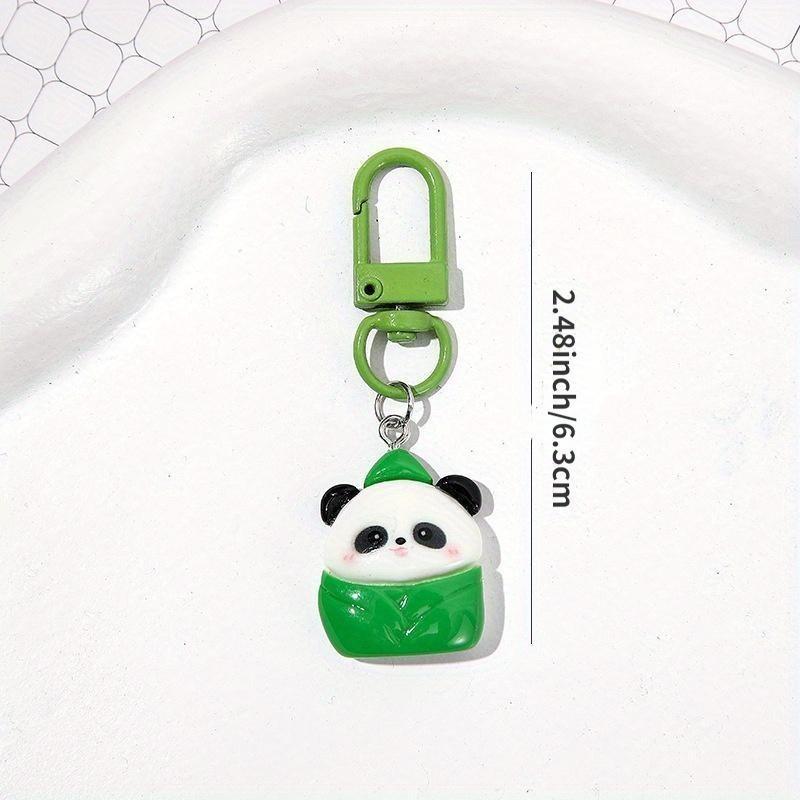 (Gifts) 1pcs Cute Cartoon Panda Keychains, Key Ring Charms for Backpacks, Bags, Gift for Family and Friends 8
