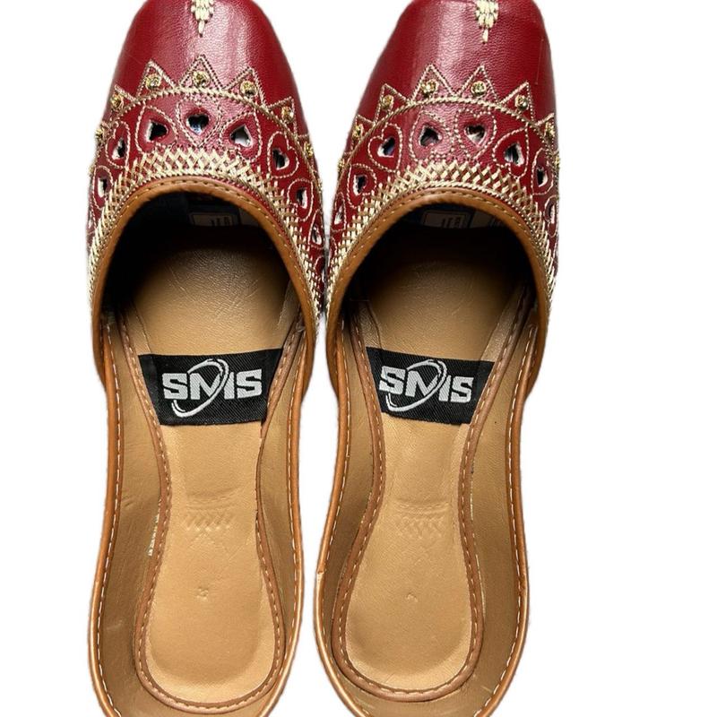 Khussa pumps cutwork summer collection  Women Footwear comfortable Fashion Shoe Flat Flatform Casual Design 5