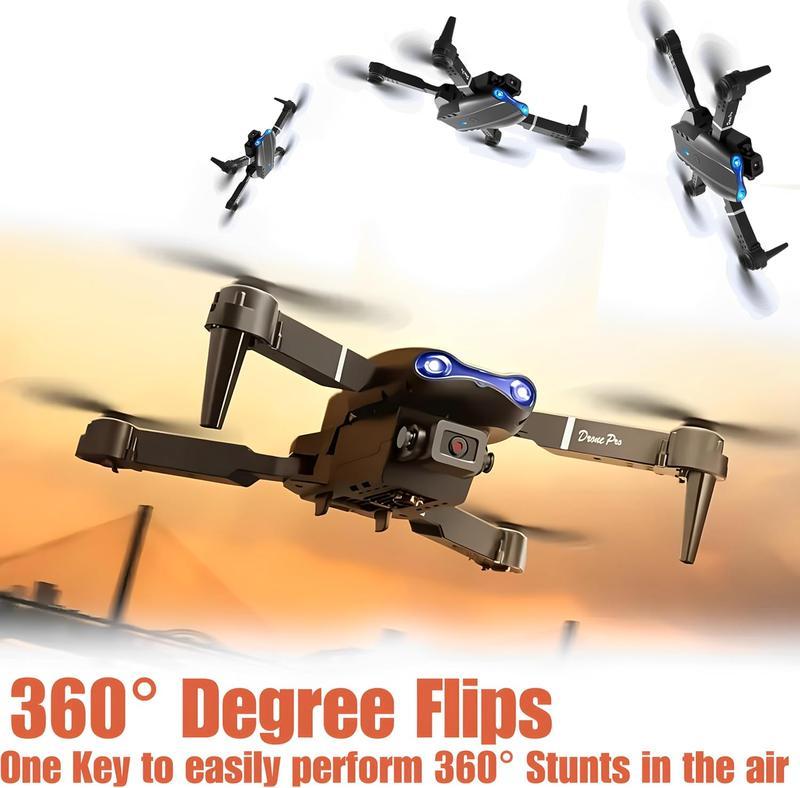 SkyVision Foldable Drone with HD Camera, 360° Stunts, rechargeable Battery & Case - Beginner-Friendly for Aerial Photography & Travel - Charging, Portable 4