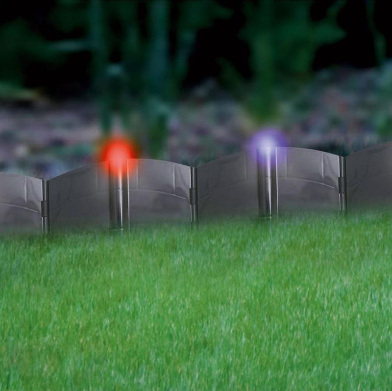 24 Pack LED Light Up Hammer In Garden Lawn Edging Landscape Plant Border Path - Perfect for Landscape and Garden Design 3