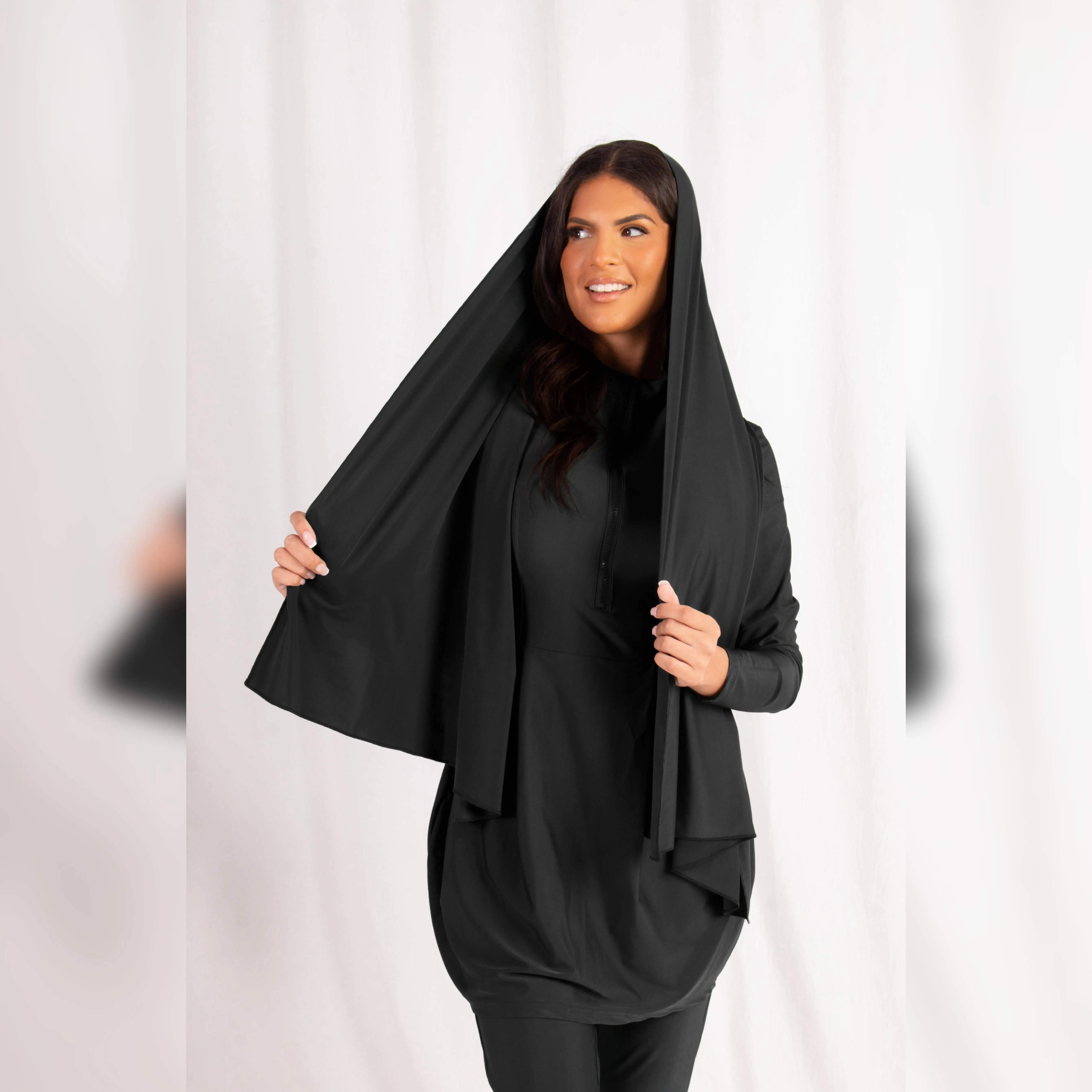 Imaan Swim Hijab Wrap - Black