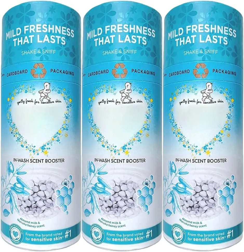 Fairy in-Wash Scent Booster Laundry Beads, for Mild Freshness That Lasts, Suitable for Sensitive Skin (245g x 6) Household Pack Perfume Scented