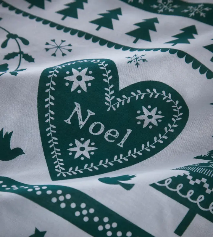 Noel Duvet Cover Set Christmas Bedding Festive Xmas Decor 1