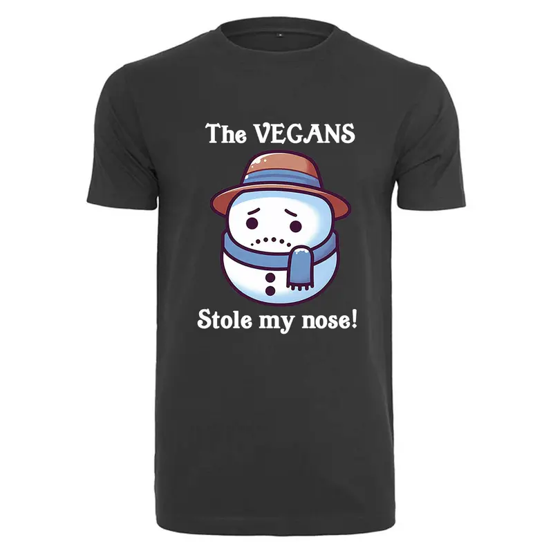 Gift Goat The vegans stole my nose T Shirt Classic T -Shirt Cotton Unisex Soft T-Shirt Graphic Top Casual Round Neck Fabric Day Prolonged Streetwear Fashion Tee Stylish funny 0