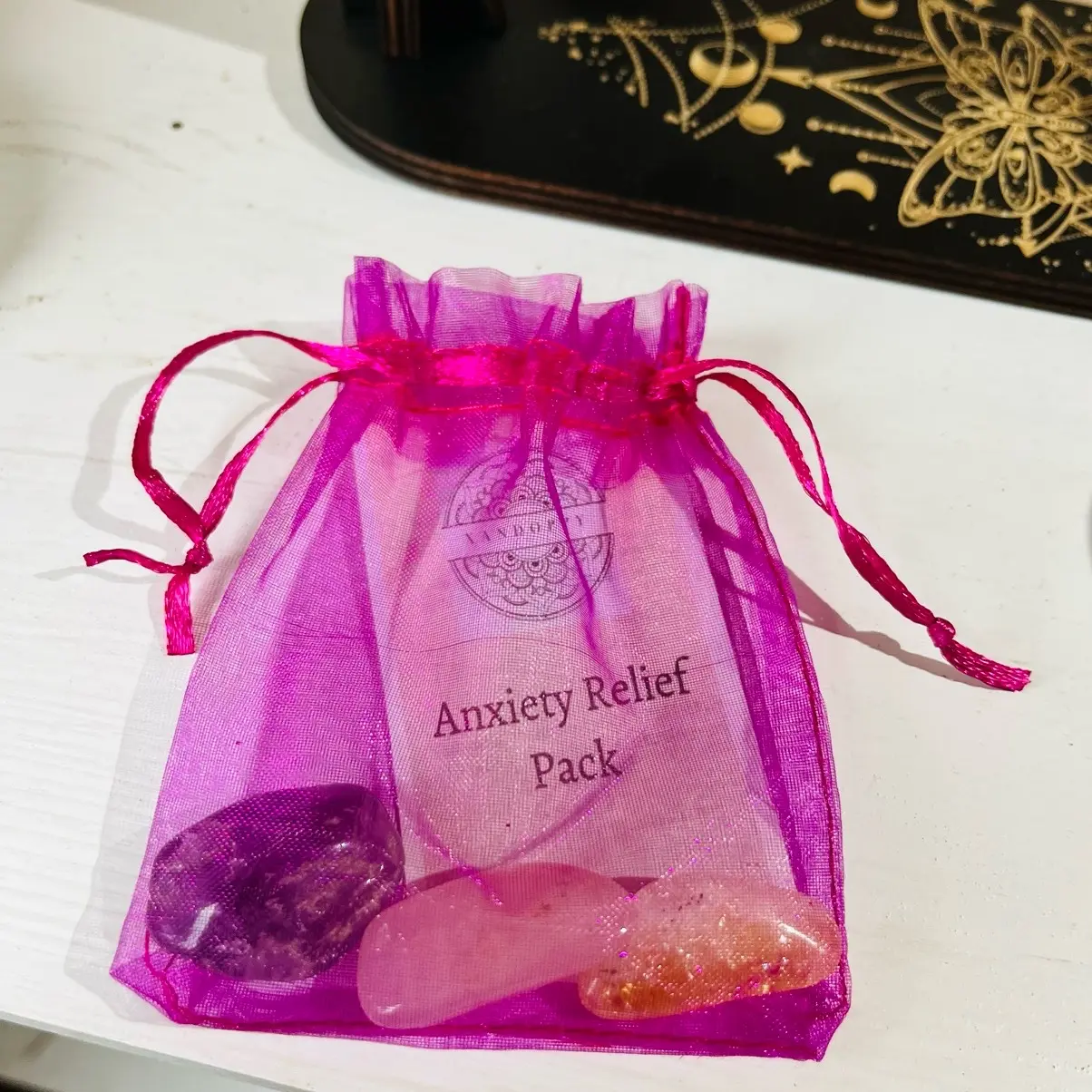 Anxiety relief crystal pack
