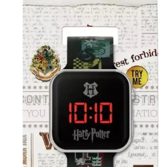 Official Warner Brothers Harry Potter LED Fashion Kids Watch with Silicone Strap 0