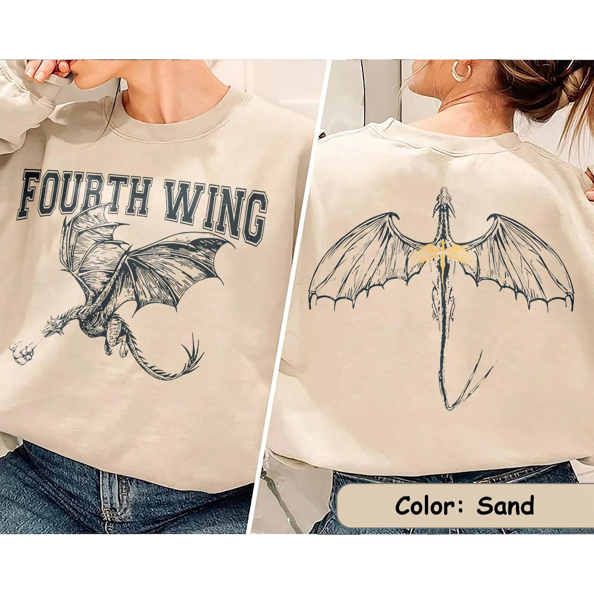 Basgiath War College Double-side Sweatshirt Fourth Wing Fly Or Die Fourth Wing Riders Quadrant Shirt Violet Sorrengail Bookish Shirt