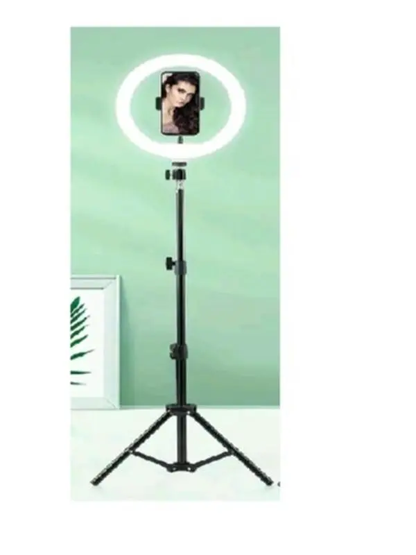 12 inch Ring Light with Tripod Stand & Phone Holder Tall 177cm/69.5", Large Professional Selfie Ring Lights for Phone, LED Standing Ringlight for Makeup, Video, Streaming, Youtube