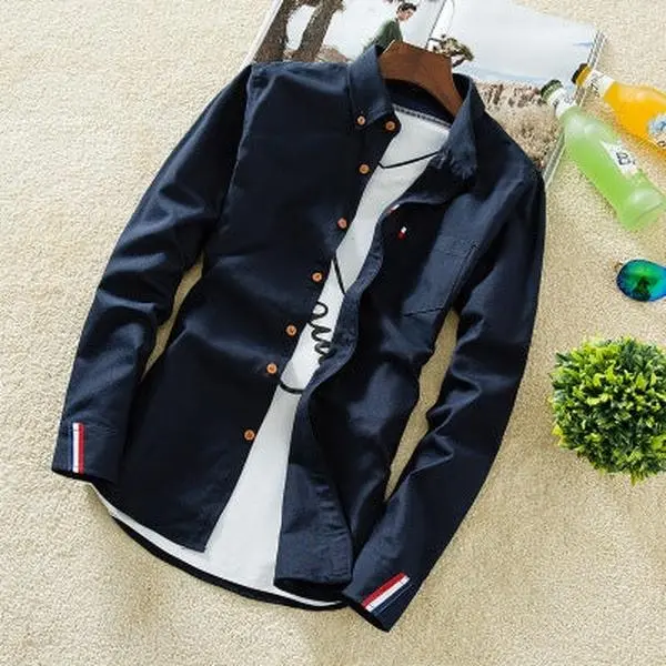 Men's shirt men's slim casual summer all-match Shirt