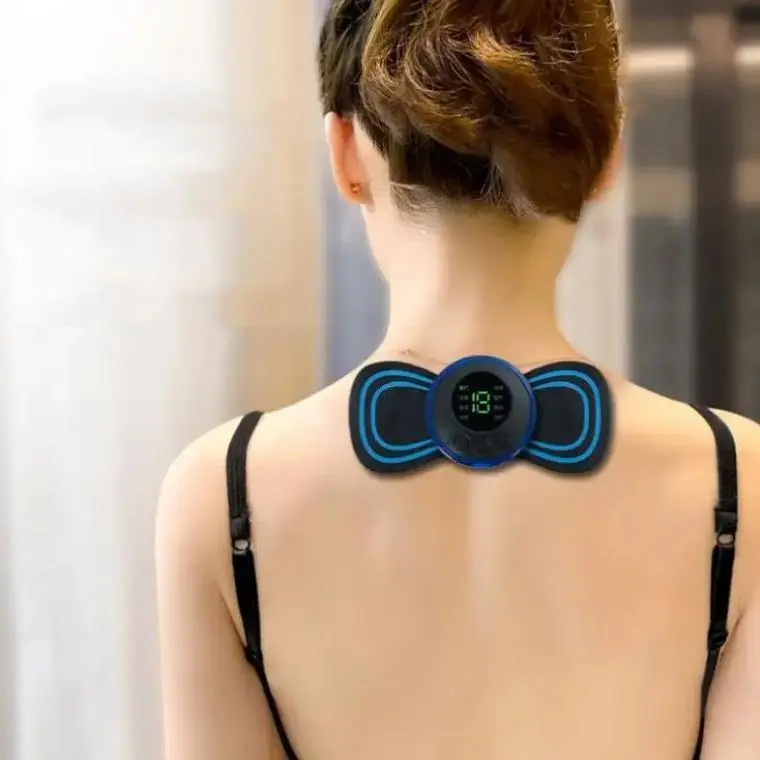 Factory Direct Sales 19 Levels Wireless Rejected Portable Full Body Mini Massage Machine with 8 Mode for Pain Relief