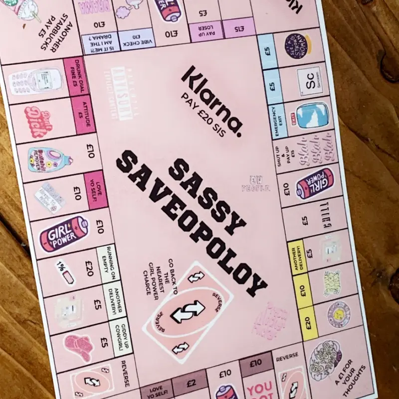 Sassy Saveopoly Saving Challenge - Cash Stuffing - Money Saving Game - Budgeting - Money Saving 4