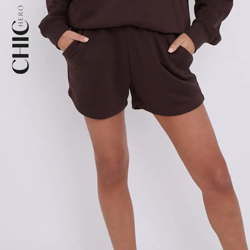 ChicHero Women Oversized Hoodie Sweatshirt Shorts Premium Oversized Fleece High Cotton Casual Comfortable Tracksuit 7