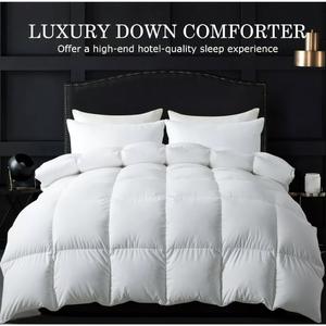 Hotel Quality Microfiber Duvet Quilt 4.5 10.5 13.5 15 Tog Single Double King Super King | Summer Winter Duvet | Lightweight Oversized Quilt | White Soft Bedding | Machine Washable Duvet for All Seasons | King Duvet | Quilt Duvet | Summer Tog | Winter Tog