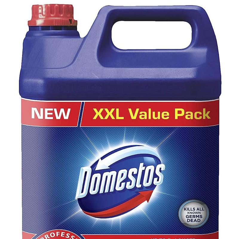 Domestos Thick Bleach Extended Germ Kill Washroom surfaces unscented , 5 Litre 2