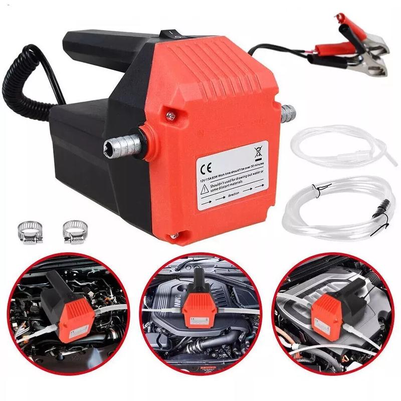 Electric Car Diesel Engine Oil Change Transfer Extractor Suction Syphon Pump 12V 3