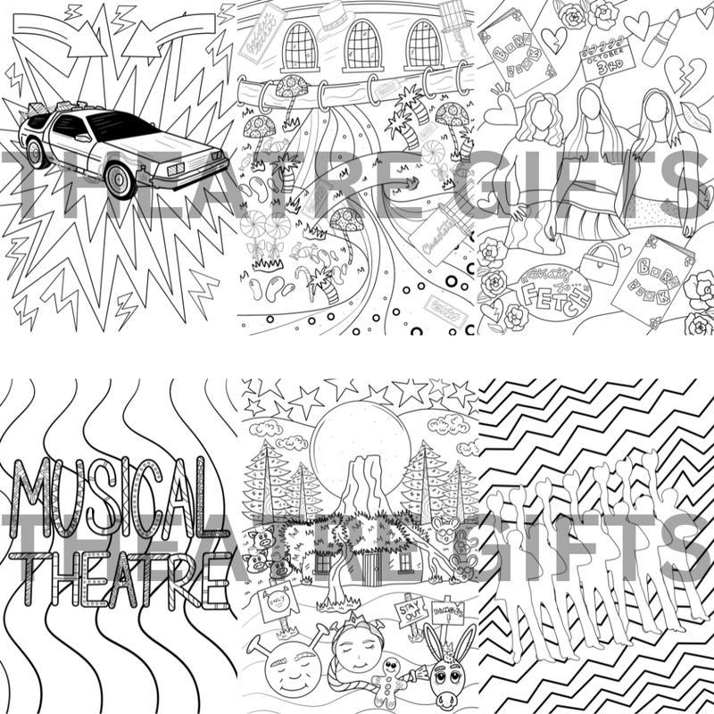 Musical Theatre Colouring Book Volume 2 5