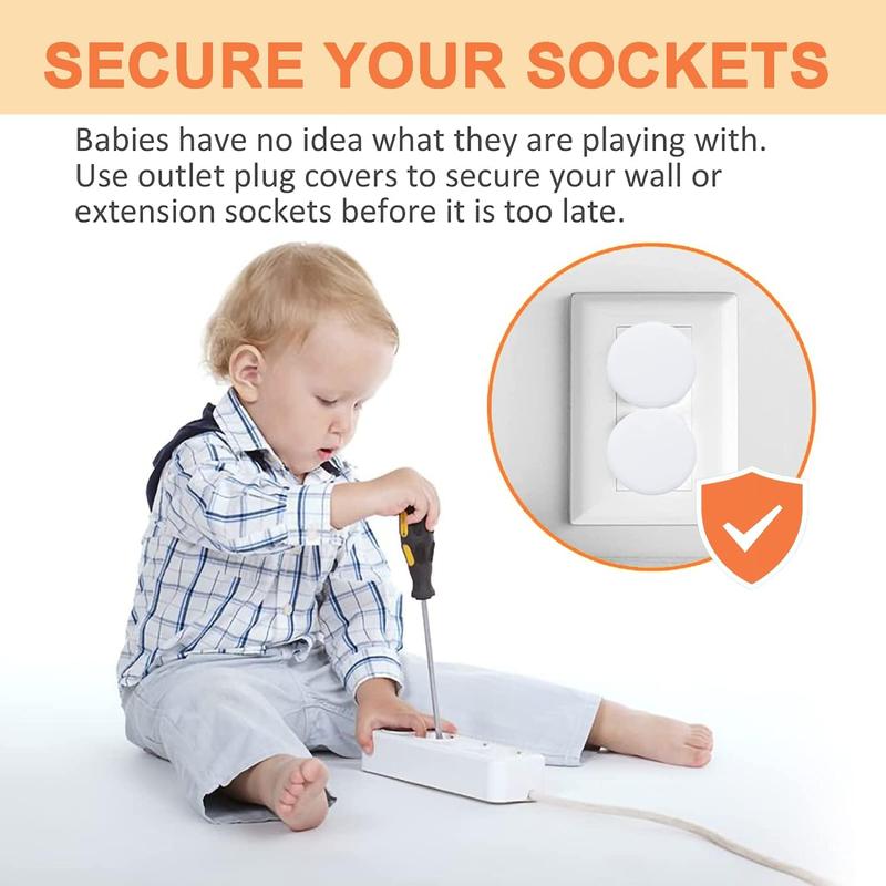 10 Pack Plug Socket Covers UK, Child Baby Plug Socket Covers for Sockets UK 1