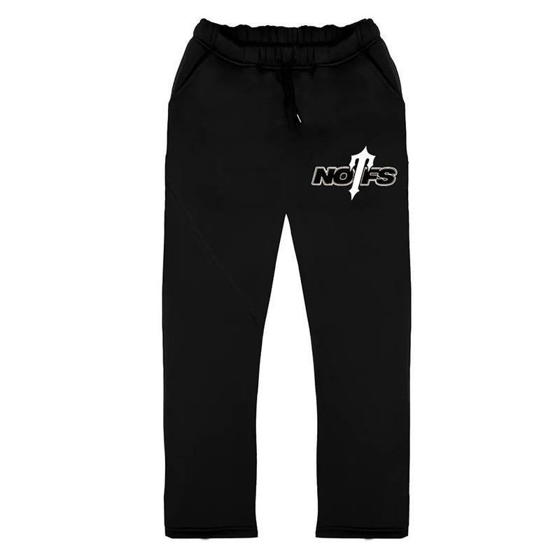 American Retro NOFS Printed Y2k Sports Suit Loose Casual Hooded Sweatshirt Autumn and Winter Men's and Women's Casual Trousers 6
