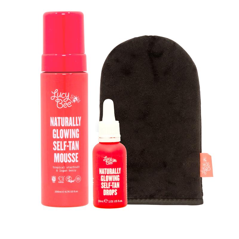Tan Drops, Tan Mousse & Mitt - Vegan Self Tan Skincare Collection 6