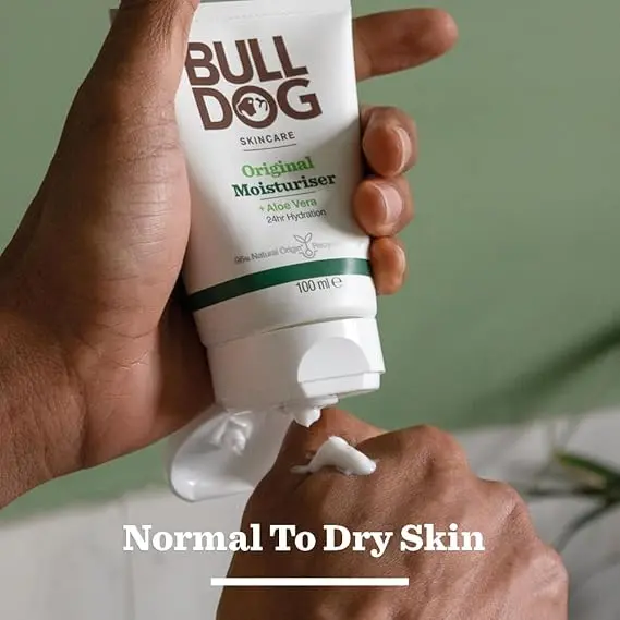 Bulldog Skincare Original Moisturiser 100ml - Moisturiser for Men - 24 Hour Hydration Vegan Comfort 2