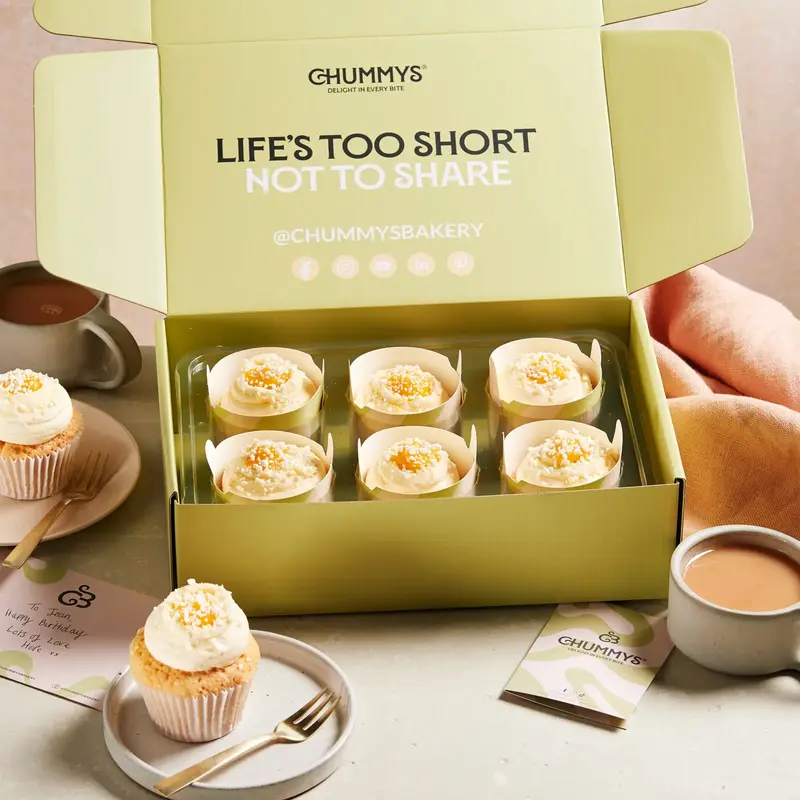 Lemon Meringue Cupcake Box - Delivered To Your Door 1