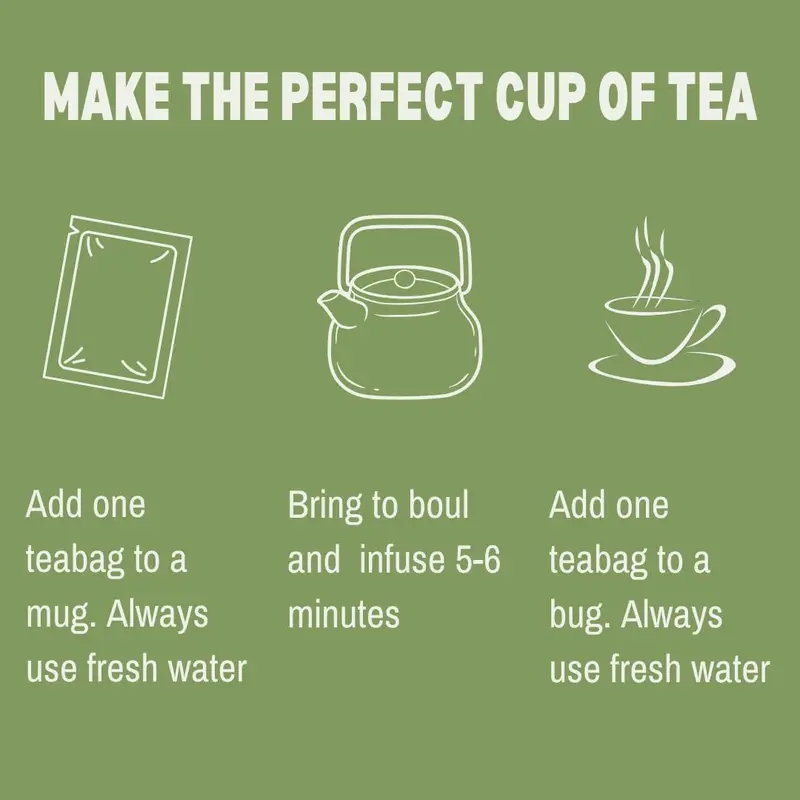 Premium GT Chamomile Lemon Balm Leaf Rose Blossom 20 Tea Bags Experience Tranquility with Premium Calming Tea Rose Flower Tea Bags for Relaxation and Sleepy Tea Premium GT Herbs & Fruits 4