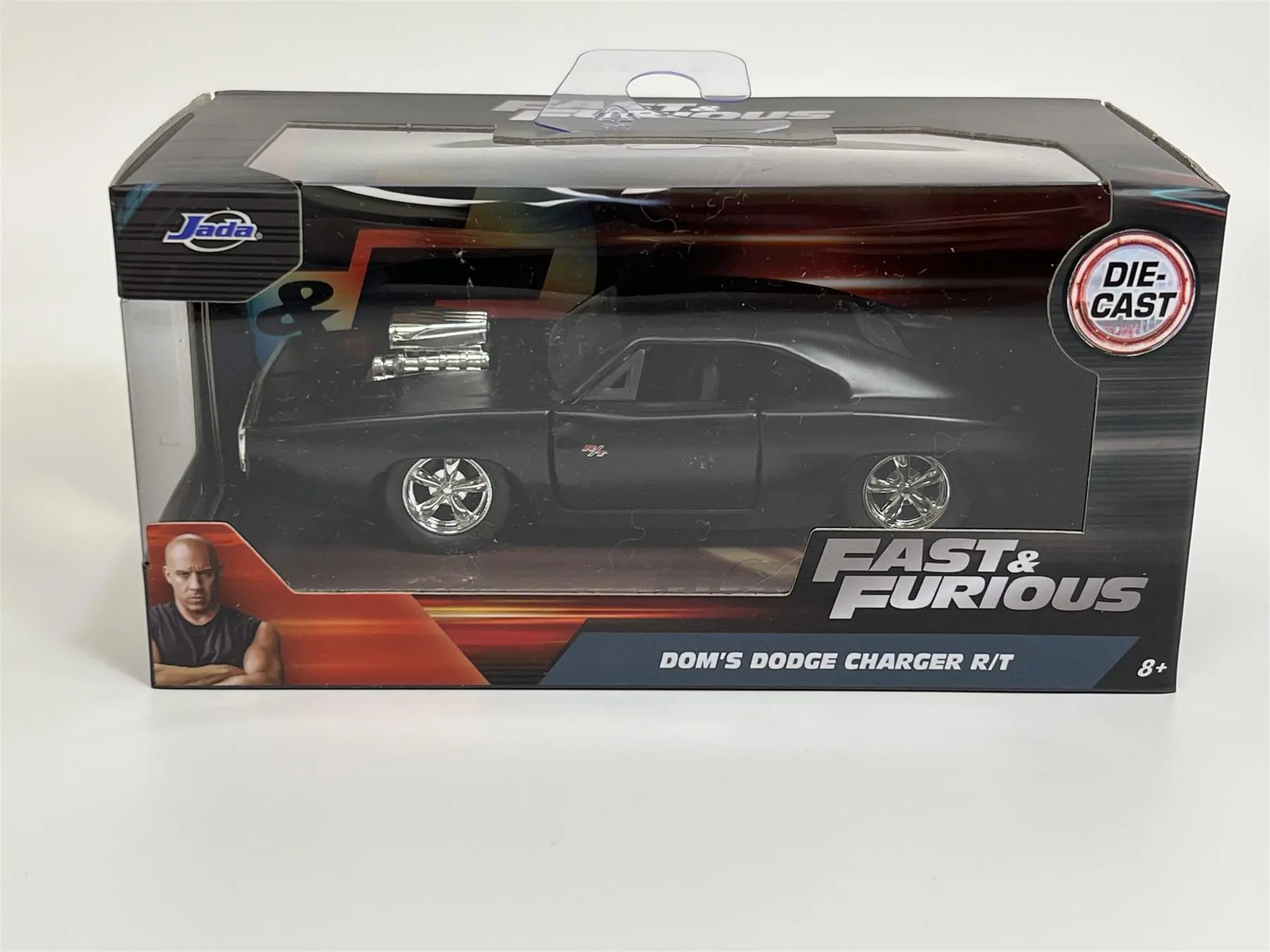 Fast and Furious Doms Dodge Charger R/T Matt Black 1:32 Scale Jada 253202000