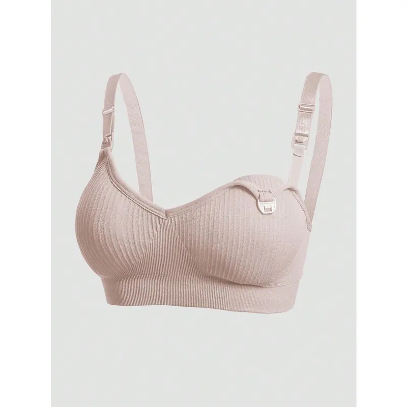 3pcs/Set Maternity Nursing Bras, Sexy Front-Snap Breastfeeding Brassiere, Comfortable Nursing Bra 8