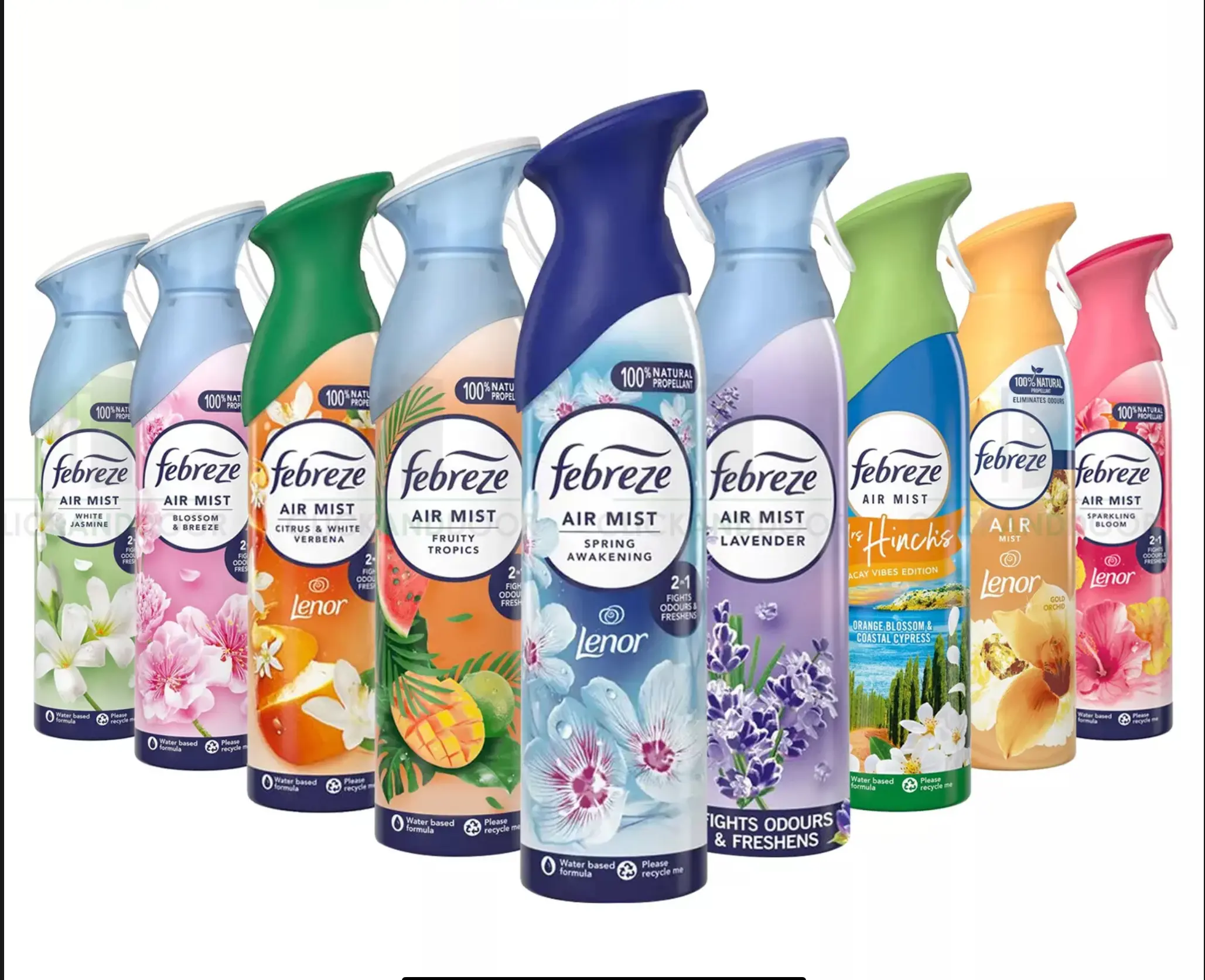 Febreze Aerosol Mist Air Fresheners 185ml (Scent Options)