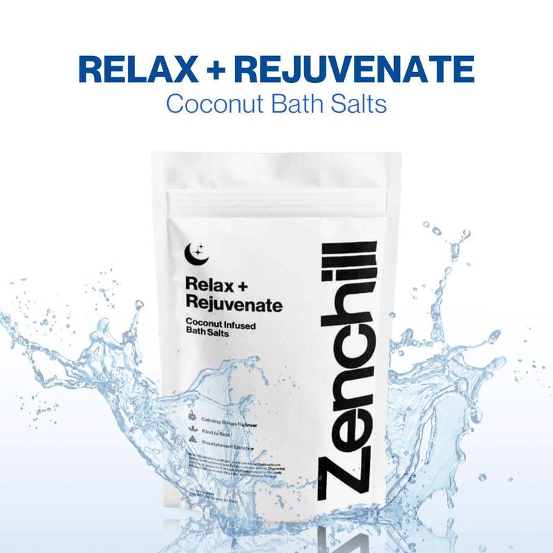 Relax + Rejuvenate Coconut Bath Salts - 500G - Himalayan Bath Salts 2